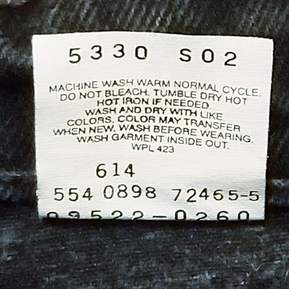 Levi's 550 Jeans Women Size 20W Black Relaxed Fit Tapered Vintage USA (37x28.5) - Picture 6 of 7